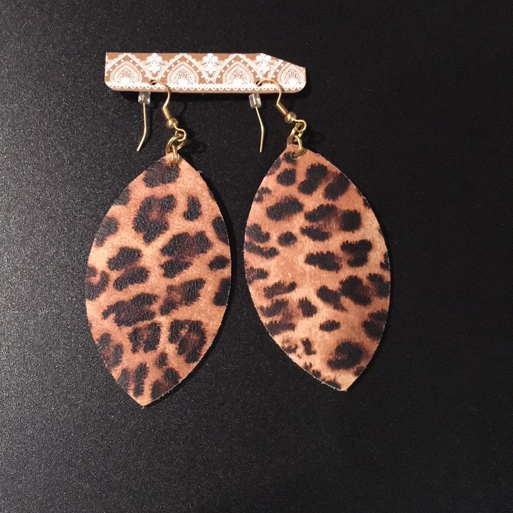Homemade Cheetah Earrings (NEW)